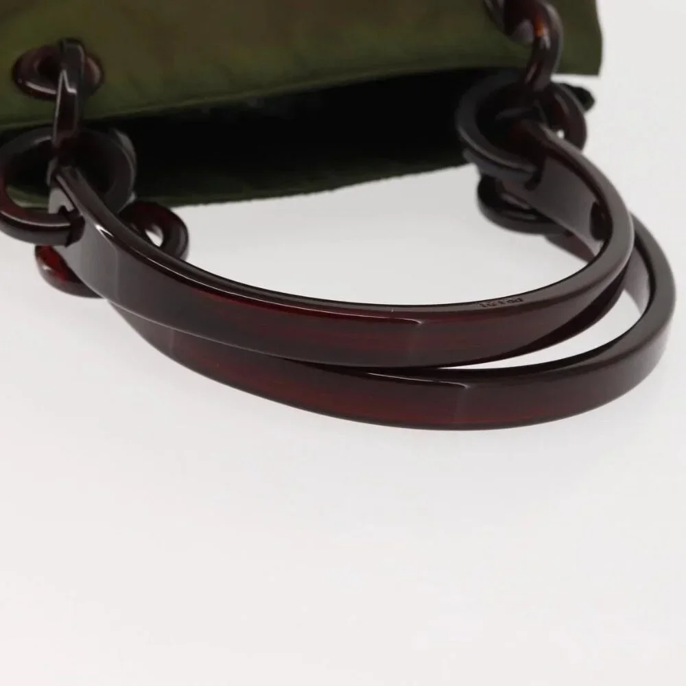 PRADA Tote Bag Nylon Khaki Auth bs30124 - Picture 8 of 16